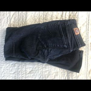 Red Engine cropped skinny jeans in size 24